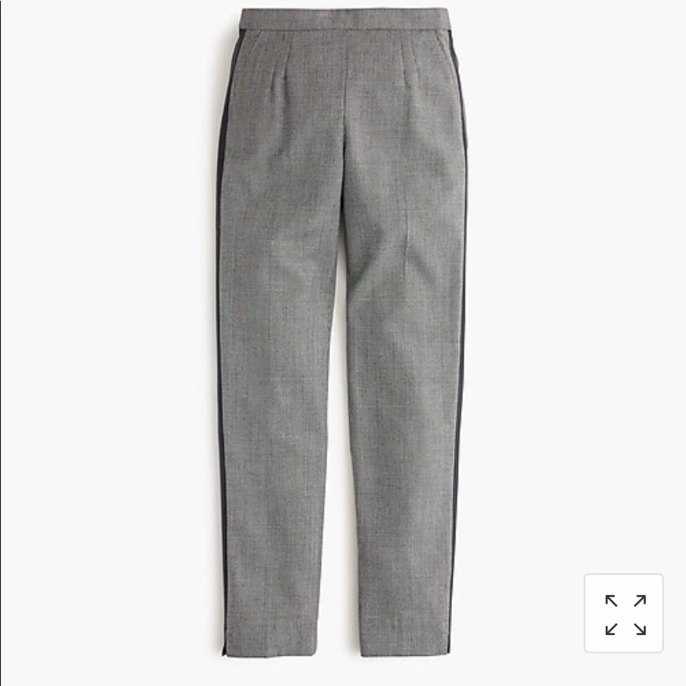 J. Crew Martie Tux Stripe Glen Plaid